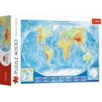 拼圖 - Large Physical Map of the World (4000片) - Trefl - BabyOnline HK