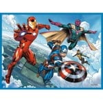 2 x Puzzle + Memos - Marvel Avengers - Heroes in the Action (30, 48 pcs + 24 pcs) - Trefl - BabyOnline HK