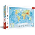 Puzzle - Physical Map of the World (1000 pcs) - Trefl - BabyOnline HK
