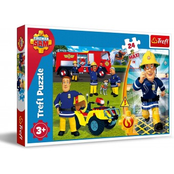 Fireman Sam - Maxi Puzzle - Brave Fireman Sam (24 pcs)
