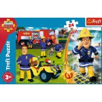 Fireman Sam - Maxi Puzzle - Brave Fireman Sam (24 pcs) - Trefl - BabyOnline HK