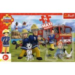 Fireman Sam - Maxi Puzzle - The Team in Action (15 pcs) - Trefl - BabyOnline HK