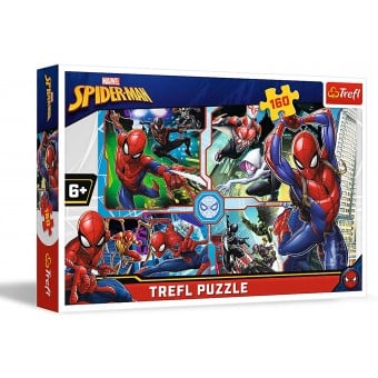 Marvel Spider-Man Puzzle - Spider-Man to the Rescue (160 pcs)