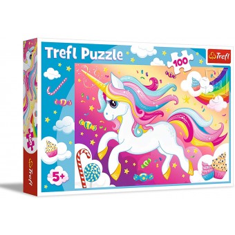 Jigsaw Puzzle - Beautiful unicorn (100 pcs)