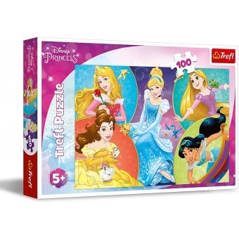 Disney Princess - Puzzle - Meet Sweet Princesses (100 pcs)