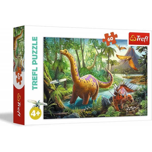 拼圖 - Dinosaur Migration (60片) - Trefl - BabyOnline HK