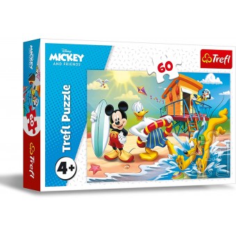 Mickey Mouse Puzzle - Interesting Day for Mickey and Friends (60 pcs)