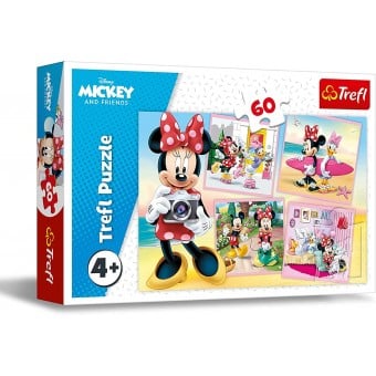 Mickey Mouse Puzzle - Lovely Minnie (60 pcs)