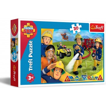 Fireman Sam Puzzle - Ready to Help (30 pcs)