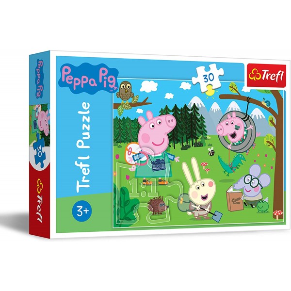 Peppa Pig 拼圖 - Forest Expedition (30片) - Trefl - BabyOnline HK