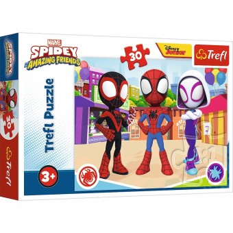 Marvel Spiderman Puzzle - The Adventures of Spiday and Friends (30 pcs)