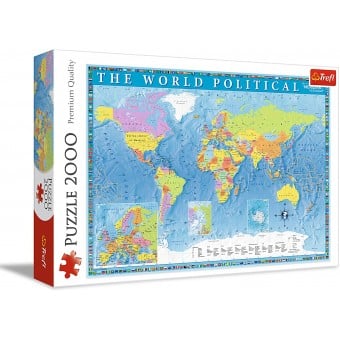 Puzzle - Political Map of the World (2000 pcs)