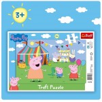 Frame Puzzle - Peppa Pig - In the Amusement Park (15 片) - Trefl - BabyOnline HK