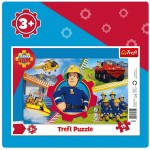 Frame Puzzle - Fireman Sam - Fireman Sam's Day (15 pcs) - Trefl - BabyOnline HK