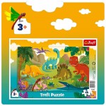 Frame Puzzle - Dinosaurs (15 pcs) - Trefl - BabyOnline HK
