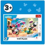 Frame Puzzle - 米奇老鼠 - Play on the Beach (15 片) - Trefl - BabyOnline HK