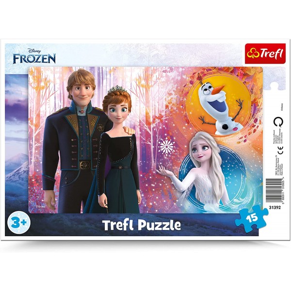Frame Puzzle - Disney Frozen II - Happy Memories (15 pcs) - Trefl - BabyOnline HK