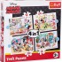 4 in 1 Minnie Mouse Puzzle -  Minnie with Friends (12, 15,  20, 24 pcs)