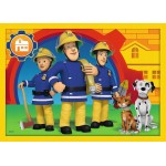4 in 1 Fireman Sam Puzzle - Helpful Fireman Sam (12, 15, 20, 24 pcs) - Trefl - BabyOnline HK