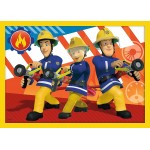 4合1 Fireman Sam 拼圖 - Helpful Fireman Sam (12, 15, 20, 24 片) - Trefl - BabyOnline HK