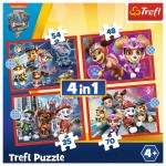 4 in 1 Paw Patrol Puzzle - Paw Patrol in the City (35, 48, 54, 70 pcs) - Trefl - BabyOnline HK