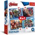 4 in 1 Marvel Puzzle - The Heroic Spider-Man (35, 48,  54, 70 pcs)