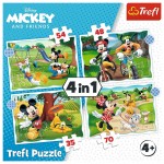4 in 1 Mickey Mouse Puzzle - Mickey Mouse Nice Day (35, 48, 54, 70 pcs) - Trefl - BabyOnline HK