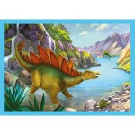 4 in 1 Puzzle - Unique Dinosaurs (12, 15, 20, 24 pcs) - Trefl - BabyOnline HK
