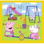 3 in 1 Peppa Pig Puzzle - Peppa's Happy Day (20, 36, 50 pcs) - Trefl - BabyOnline HK