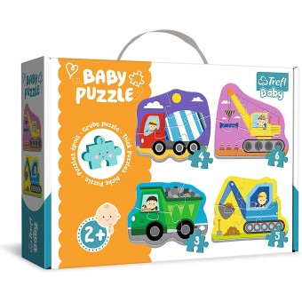 Baby Puzzle - Vehicles on the Construction Site