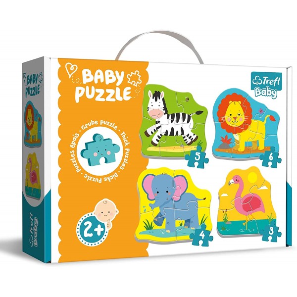 Baby Puzzle - Animals on the Safari - Trefl - BabyOnline HK