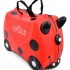 Trunki - Kids Ride-On Suitcase - Harley the Ladybug