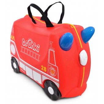 Trunki - Kids Ride-On Suitcase - Frank the Fire Engine