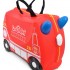Trunki - Kids Ride-On Suitcase - Frank the Fire Engine