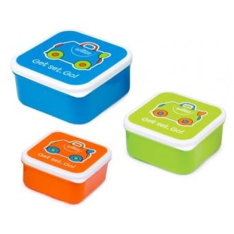 Snack Pots (Pack of 3) - Blue Terrance
