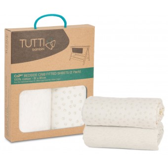 CoZee Fitted Sheets (Twin Pack) – Neutral/Pebble