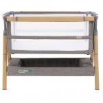 Cozee XL Bedside Crib & Cot – Oak and Charcoal - Tutti Bambini - BabyOnline HK