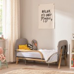 Cozee XL Junior Bed & Sofa Expansion Pack – Oak and Charcoal - Tutti Bambini - BabyOnline HK