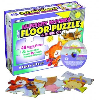 Nursery Rhymes - Giant Floor Puzzle & Music CD