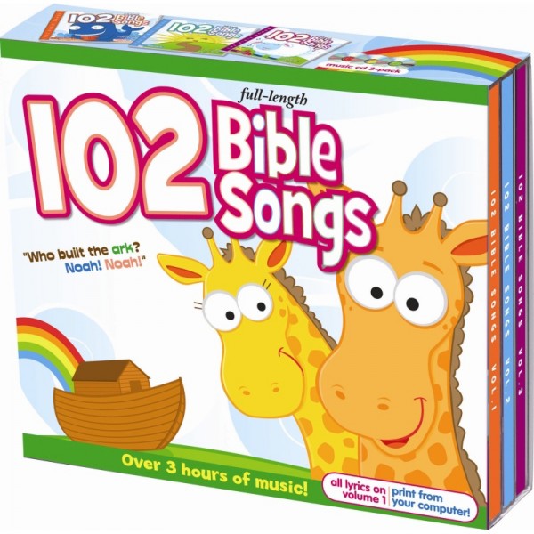102 Bible Songs 3-CD Boxed Set - Twin Sisters - BabyOnline HK