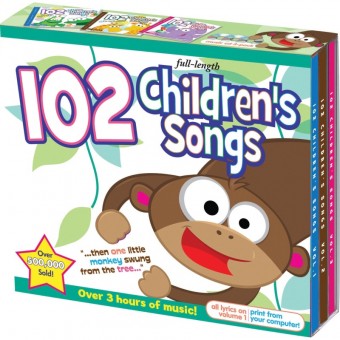 102 Children's Songs 3-CD Boxed Set