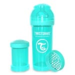 All-In-One Anti-Colic Baby Bottle 260ml - Turquoise - Twistshake - BabyOnline HK