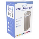 Diaper Pail (Taupe) - Ubbi - BabyOnline HK