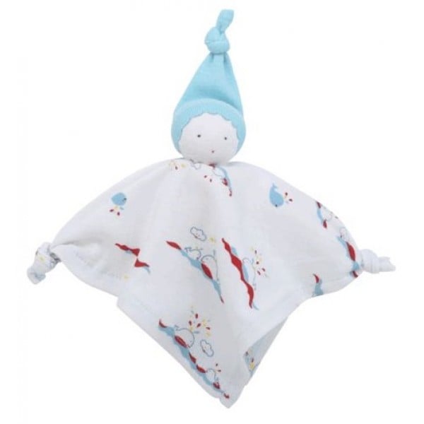 Organic Cotton Handkerchief Doll - Whale - Under the Nile - BabyOnline HK