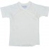 Organic Cotton Side Snap Baby Undershirt (S/S) - White (3-6M)