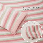 Organic Cotton Side Snap Baby Bodysuit (L/S) - Tan Stripe (3-6M) - Under the Nile