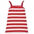 Organic Cotton Toddler Tank Dress - Red Rugby (24M)