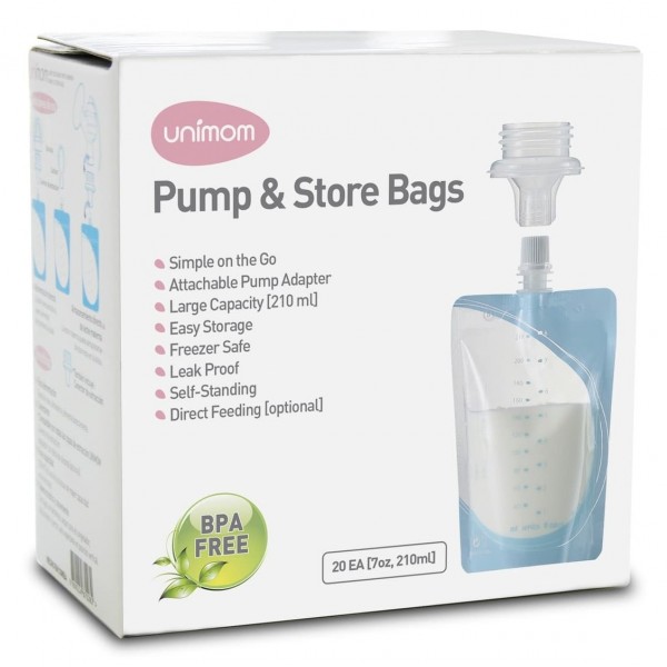 3合1泵奶儲奶袋 (20 x 210ml) - UniMom - BabyOnline HK