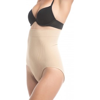 MS.Panty - High Waist Compression Post-Natal Panty (Nude) L/XL