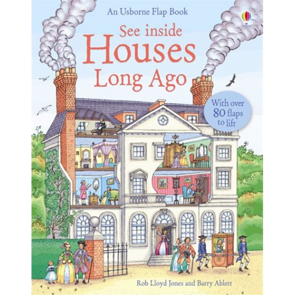 See Inside Houses Long Ago (Flap Book) - Usborne - BabyOnline HK